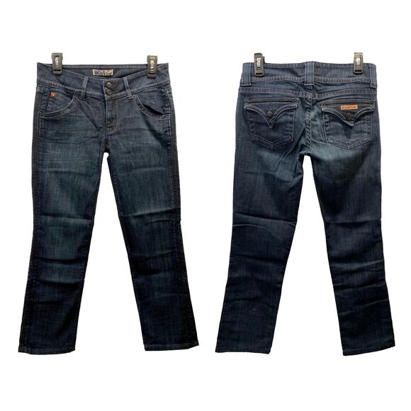 Hudson Dark Blue Signature Straight Leg Ankle Jeans size 27 - Picture 3 of 12